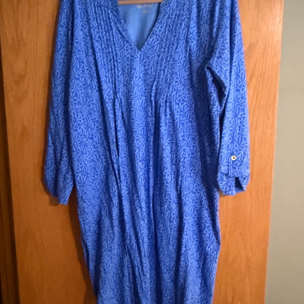 Lilly Pulitzer Vibrant Blue Long Sleeve Dress